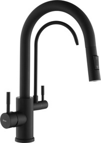 Rubinetto da cucina Rea Eco Fresh Black Mat