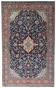 Sarouk Tappeto 220 x 140 Blu (Iran) Annodato A Mano