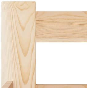 Giroletto in legno massello di pino 140x200 cm