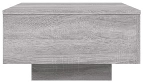 Tavolino da Salotto Grigio Sonoma 55x55x31 cm Legno Multistrato