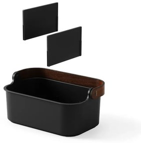 Organizer da bagno nero in plastica riciclata Bellwood - Umbra