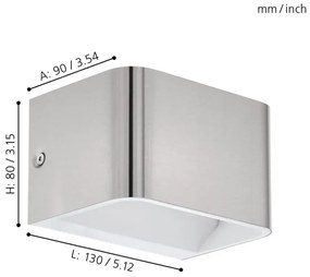 Eglo 98424 - Applique a LED SANIA LED/6W/230V