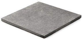 Lastra Blustone Grey Rectif in pietra grigio 60 x 60 cm, spessore 30 mm