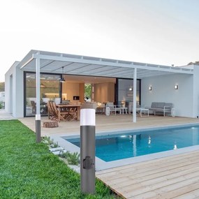 Lampada da esterno con presa DALLAS 1xE27/12W/230V IP44 antracite