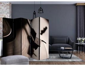 Paravento Gramophone and vinyl record II [Room Dividers]