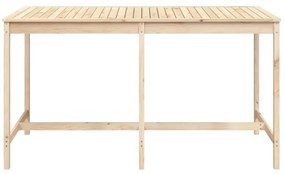 Tavolo da giardino 203,5x90x110 cm in legno massello di pino