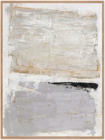 Quadro su tela dipinto a mano con cornice in legno Scenario