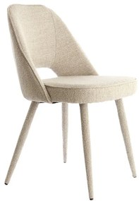 Sedia da pranzo grigio chiaro Djeslin - Light &amp; Living