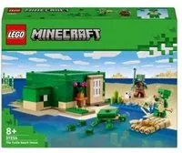 LEGO MINECRAFT BEACH HOUSE DELLA TARTARUGA CASA GIOCATTOLO DA COSTRUIRE CON 3 PERSONAGGI