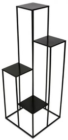 Portafiori 110x40 cm nero