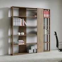 Libreria Moderna 5 Ripiani 178x36x204 cm in nobilitato Marrone