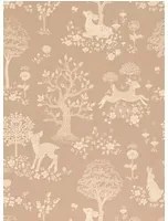 Majvillan Carta da parati Summer Fields - Soft Brown