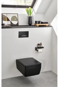 Villeroy & Boch 922169AN -Pulsante di scarico VICONNECT nero opaco/cromo opaco