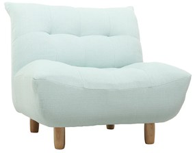 Poltrona design scandinavo verde acqua YUMI