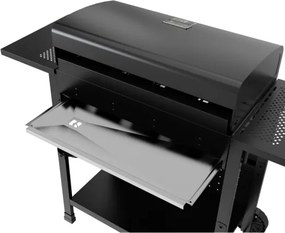 Barbecue A Gas 4 Fuochi Ripiani Pieghevoli Hot 4 C-Line