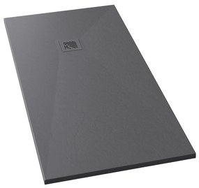 Piatto Doccia 90x200 Effetto Pietra Korzilius "Stone" Cemento Opaco