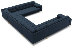 Divano angolare blu a U Bali - Cosmopolitan Design