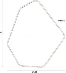 Specchio da parete con telaio in legno massiccio 41,5x50 cm Bryn – Dutchbone