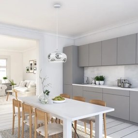 Rabalux 6049 - Lampada a sospensione su cavo GINGER 1xE27/60W/230V