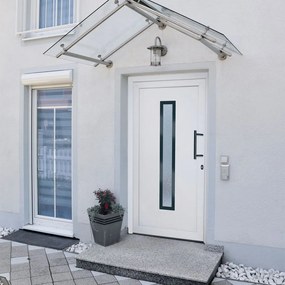 Porta Ingresso Bianca 108x200 Cm İn Pvc /