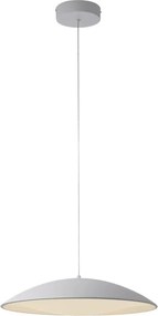 Schöner Wohnen 14607-16 - LED dimmerabile lampadario a sospensione con cavo LENTE LED/23W/230V Ø50 cm bianco