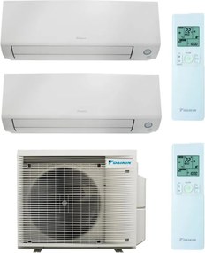 Climatizzatore Dual Split Reversibile Daikin Perfera All Season A+++/A++ 7000 + 7000 BTU Inverter Wi-Fi (2MXM40A + FTXM20A + FTXM20A)