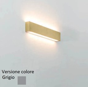 Applique cm.90 1+2 led grigio-WW