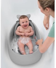 Skip Hop - Vaschetta per bambini MOBY 3 con supporto ergonomico grigia