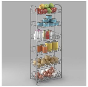 Scaffale in metallo bianco 41x104 cm Monaco - Metaltex