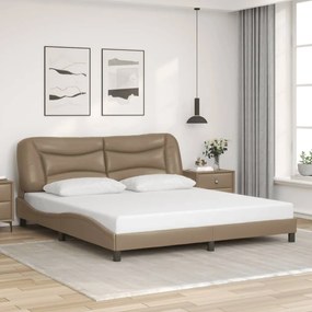Giroletto Con Testiera Cappuccino 180x200 Cm İn Similpelle /