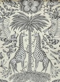 Clarke & Clarke Carta da parati Kruger - Monochrome