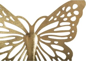 Set 4 farfalle da muro di diverse dimensioni Butterflies oro