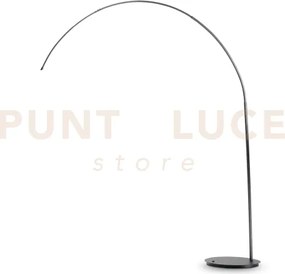 Dorsale lampada da terra nera 1 luce attacco e27 senza paralume acu...