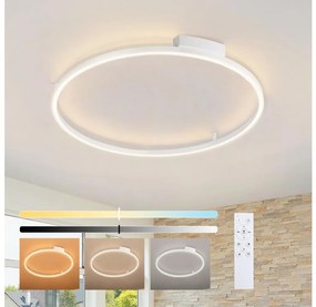 Brilagi - Lampada LED dimmerabile PORTOFINO LED/60W/230V Ø 80 cm bianca + telecomando