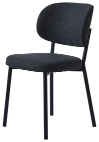 Sedia da pranzo grigio scuro Fowler - Unique Furniture