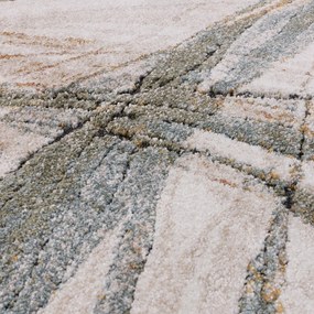 Tappeto blu e crema 120x170 cm Mirage Illusion - Asiatic Carpets