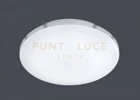 Apart plafoniera led bagno con bordo cromo d.41cm 22w 3000k 2500lm ...