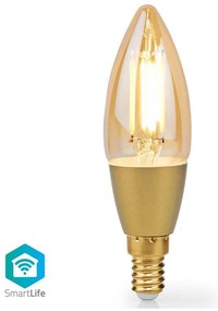 Nedis WIFILRF10C37 - Lampadina LED dimmerabile E14/4,9W/230V 1800-3000K Wi-Fi Tuya