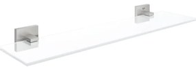 GROHE 41109DC0 - Mensola in vetro START CUBE 530 mm, acciaio inox