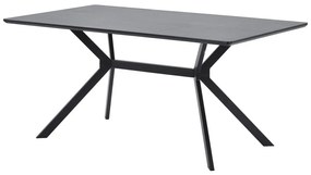Tavolo da pranzo nero , 160 x 90 cm Bruno - WOOOD