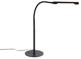 Lampada da tavolo di design nera con LED con dimmer tattile - PALKA