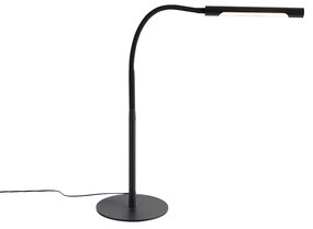 Lampada da tavolo di design nera con LED e dimmer touch - Palka