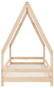 Giroletto per bambini 80x200 cm in legno massello di pino