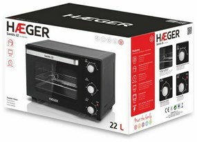 Forno a Convenzione Haeger OV-22B.032A 22 L 1300W