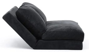 Divano letto nero 120 cm Taida - Balcab Home