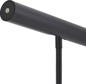 Lampada da tavolo moderna nera con LED e dimmer touch - Neva