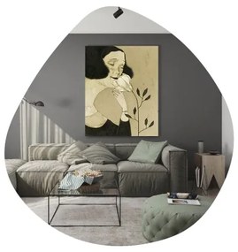 Specchio da parete BESSO 60x60 cm nero