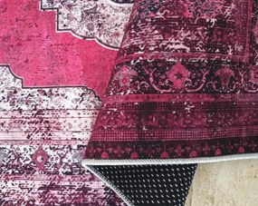 Tappeto orientale rosa in stile vintage Larghezza: 80 cm | Lunghezza: 300 cm