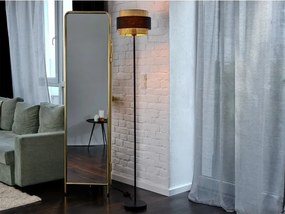 Osram - Lampada da terra DECOR HORNET 1xE27/10W/230V nero/oro