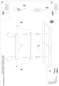 Sollux SL.1291 - Faretto VERDO 2xGU10/10W/230V nero